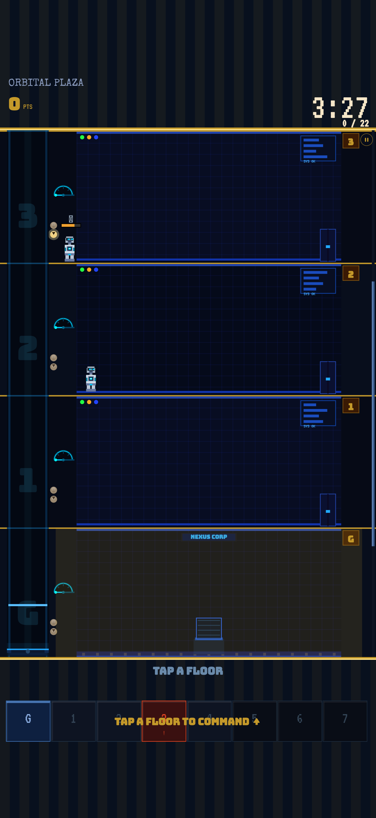 Futuristic rotation — Orbital Plaza
